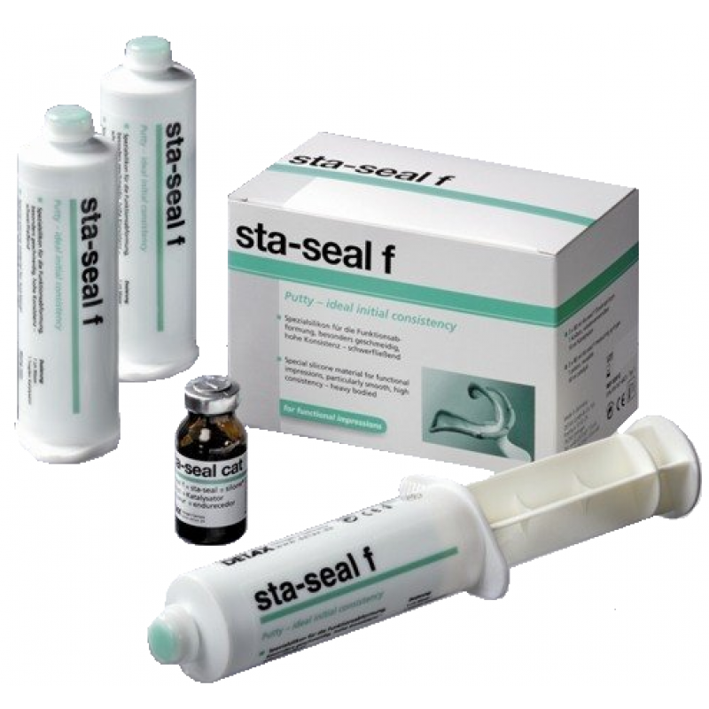 Sta-Seal F, С-силикон, Detax - (3 х 80мл., 1 х 10мл.)