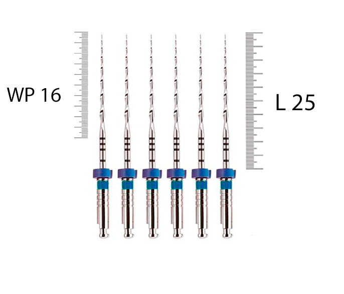 Mtwo 25мм, 06, N30 (6 шт), VDW - машинные файлы, WP 16
