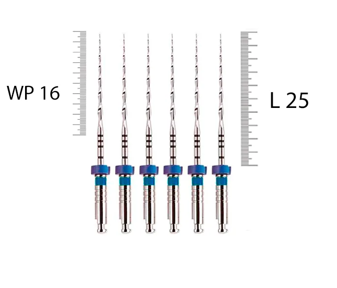 Mtwo 25мм, 06, N30 (6 шт), VDW - машинные файлы, WP 16