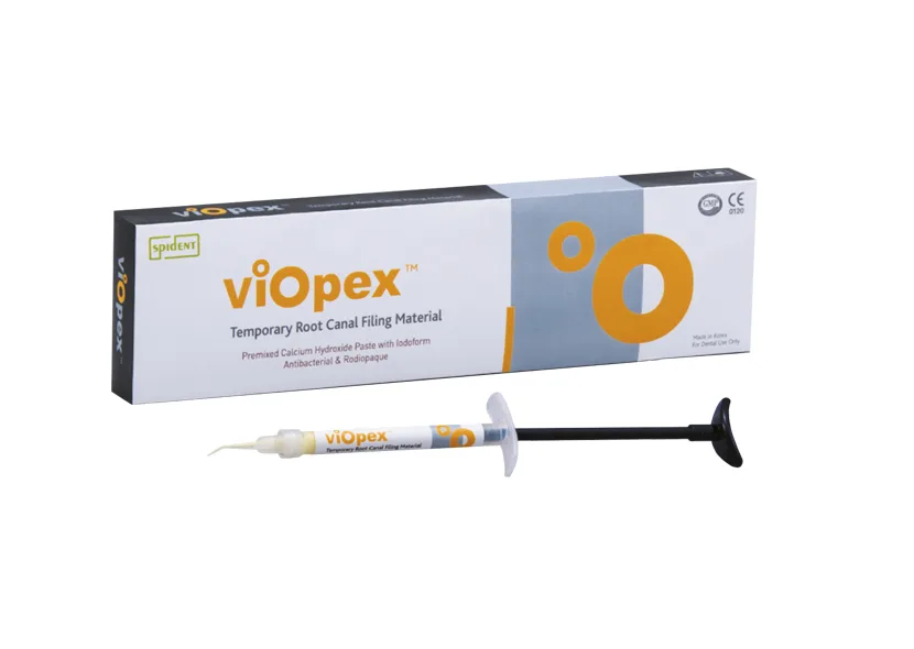 VioPex (1ш.х2,2 г,21 нас.)-паста для пломбирования каналов. Гидроксид кальция с Йодоформом