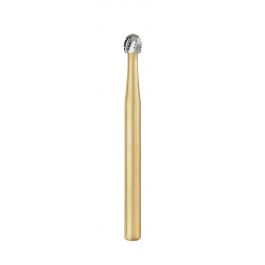 Бор твердосплавный FG GW 2P Round Gold (1 шт), SS White