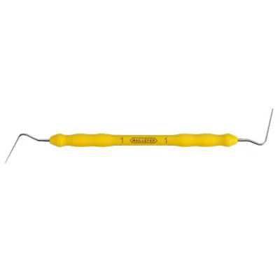 Plugger Heat Carrier №1/1 d=0,5мм (4 шт), Dentsply Sirona - уплотнитель для термальной конденсации гуттаперчи, двусторонний, желтый