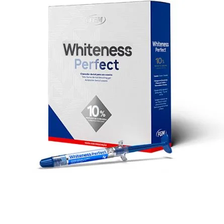 Whiteness Perfect 10% (5шпр.х3г, 2плас., конт.)-домашнее ночное отбеливание на основе перекиси карбамида, FGM