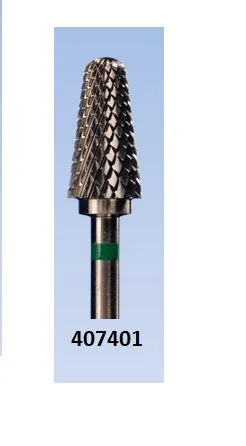 Фреза зел. 407401 бол. конус Крестообразная крупная нарезка