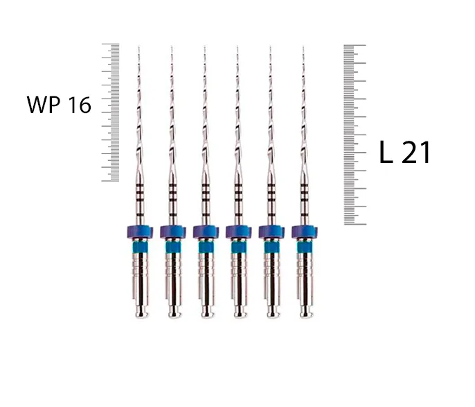 Mtwo 21мм, 06, N30 (6 шт), VDW - машинные файлы, WP 16
