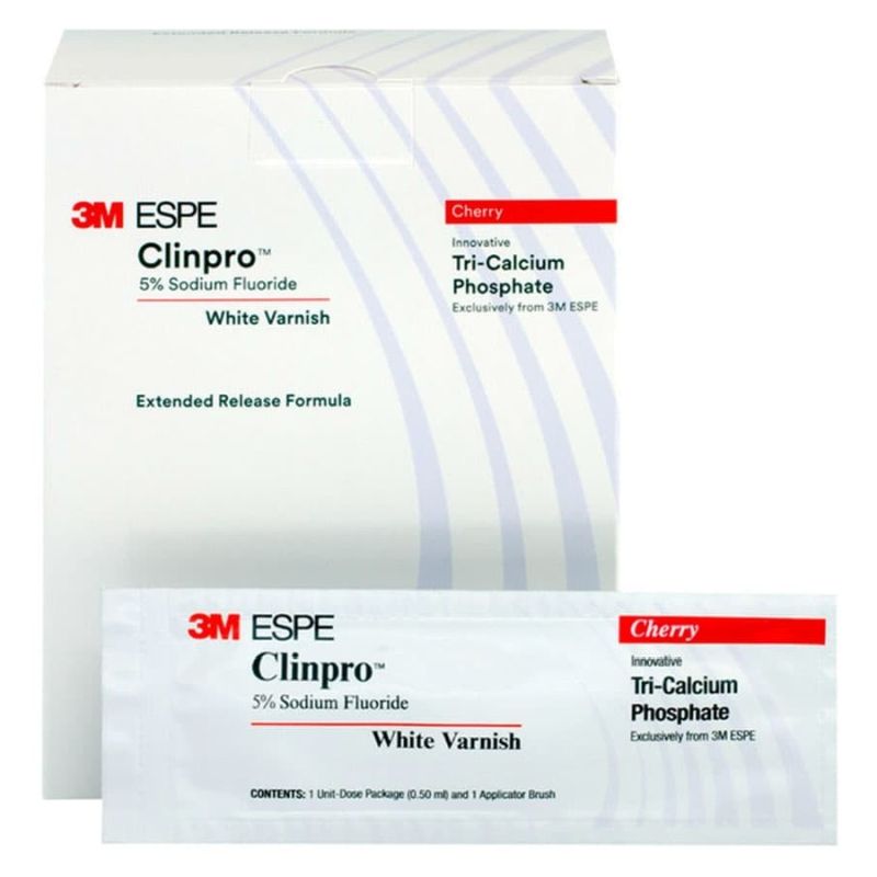 Clinpro White Varnish cherry - вкус Вишня (50шт.)
