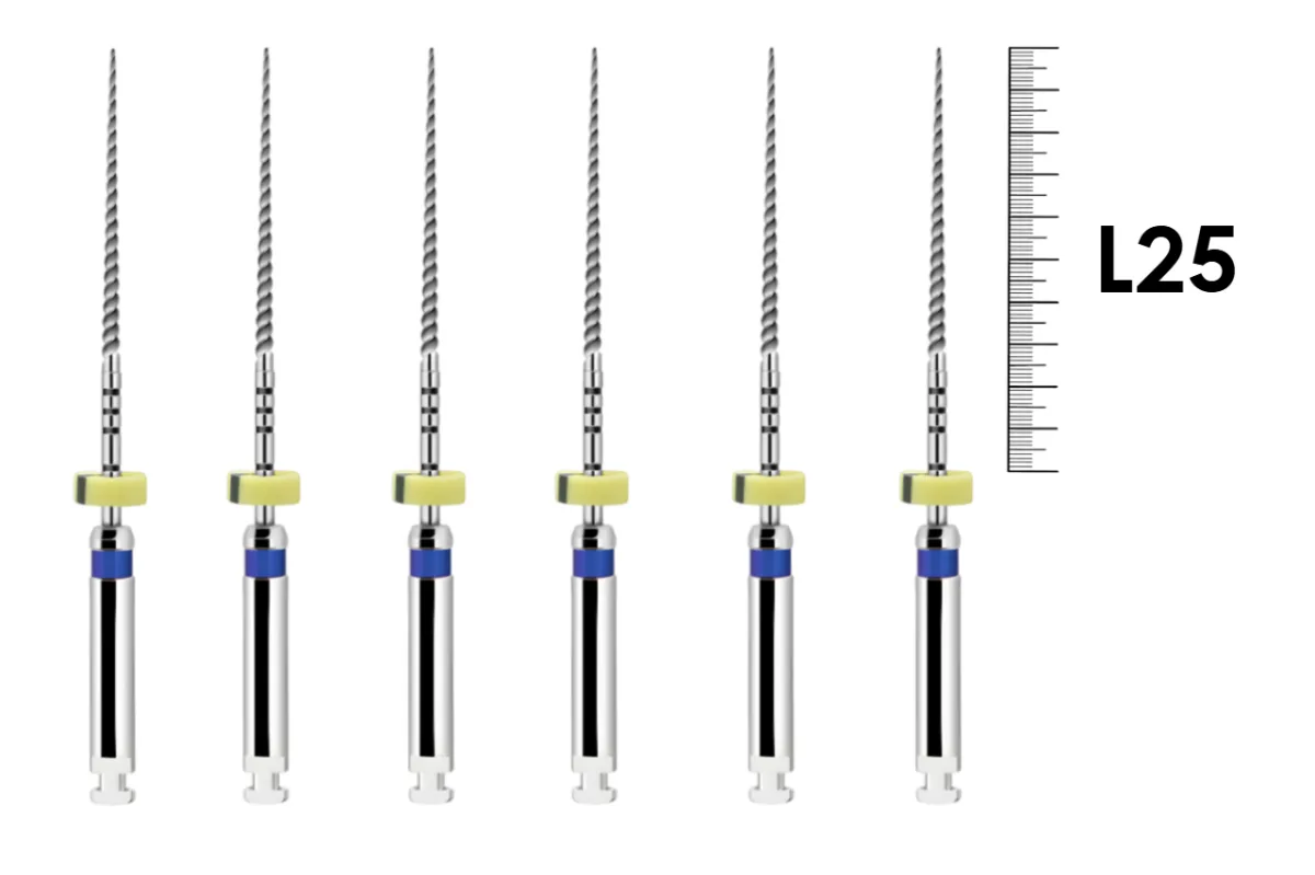 ProFile RA 25мм .04 №30 (6 шт), Dentsply Sirona - машинные файлы, каналорасширители, никель-титан