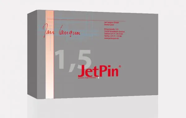 JetPin 1,5 мм с закрытыми втулками, арт. 112 (1000 шт. + бор 1,5 мм), Jan Langner - набор
