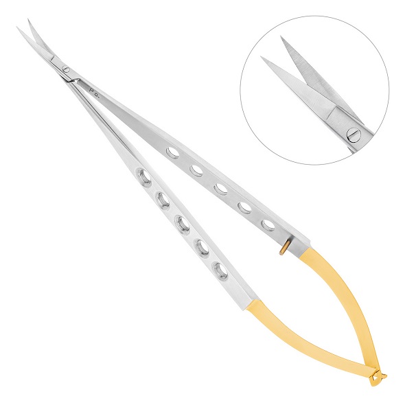 Ножницы-микро изогнутые Micro Schere TC, 170 мм 19-23B*