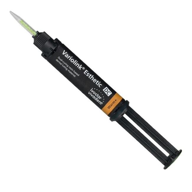 Variolink Esthetic DC Refill (1x5g) warm+ композитный цемент двойного отверждения для постоянной фиксации реставраций, рентгеноконтрастный. Вариолинк Эстетик DC, Ivoclar-Vivadent
