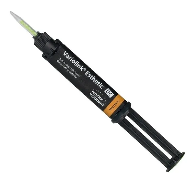 Variolink Esthetic DC Refill (1x5g) warm+ композитный цемент двойного отверждения для постоянной фиксации реставраций, рентгеноконтрастный. Вариолинк Эстетик DC, Ivoclar-Vivadent