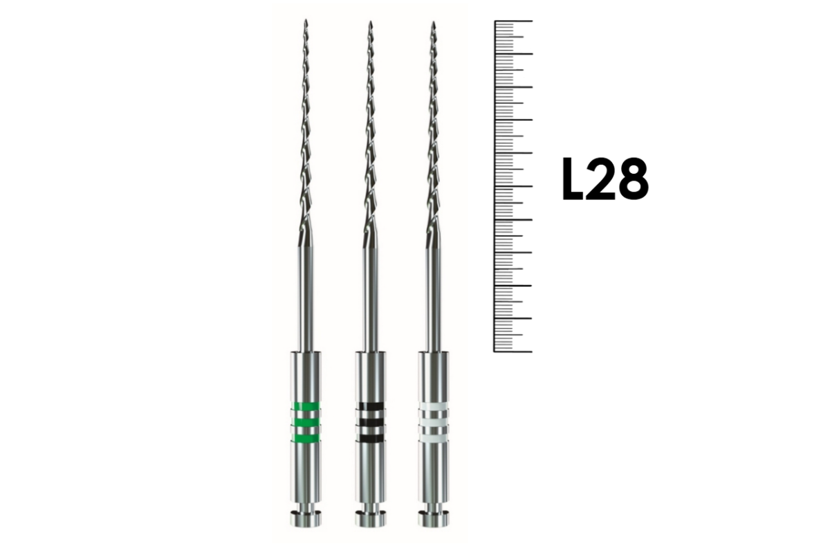 E3 Big Apical Rotary System 28мм ассорти №35-45 (3 шт), EndoStar - машинные файлы, 35/04, 40/04, 45/04