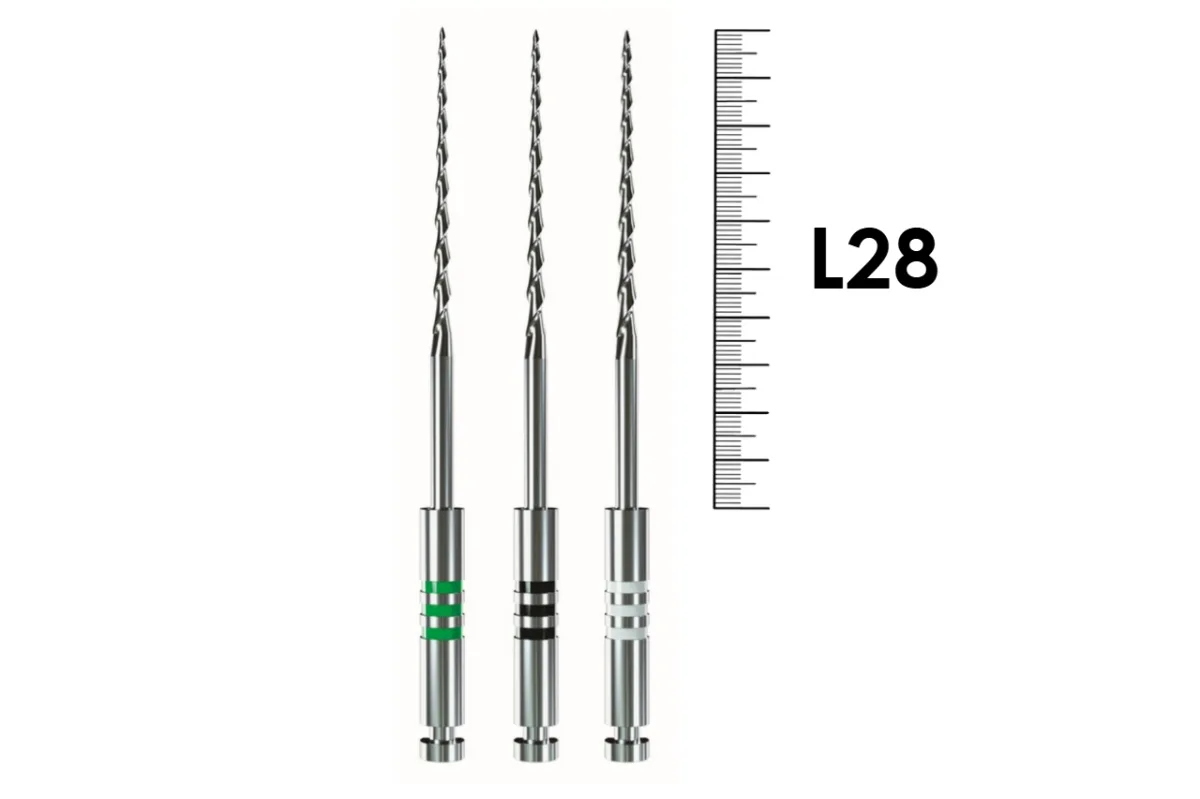 E3 Big Apical Rotary System 28мм ассорти №35-45 (3 шт), EndoStar - машинные файлы, 35/04, 40/04, 45/04