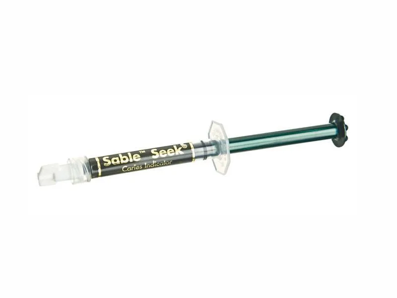 Sable Seek refill - индикатор кариеса зеленый (4*1,2 мл без насадок)