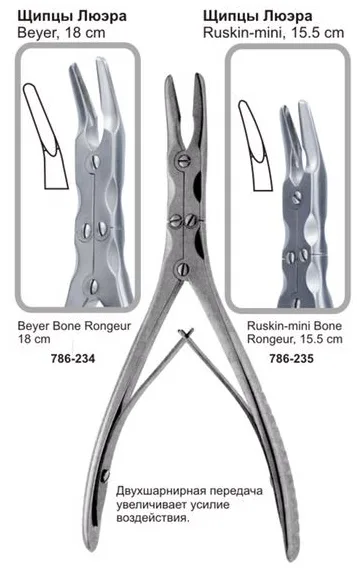 Люэра 786-235, 15,5 см, Surgicon - щипцы