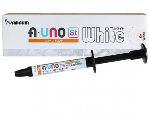 A-UNO Flow St White 2.8 г (1.5 мл) композит жидкотекучий стоматологический с эффектом камуфляжа, для реставраций одним оттенком, YAMAKIN