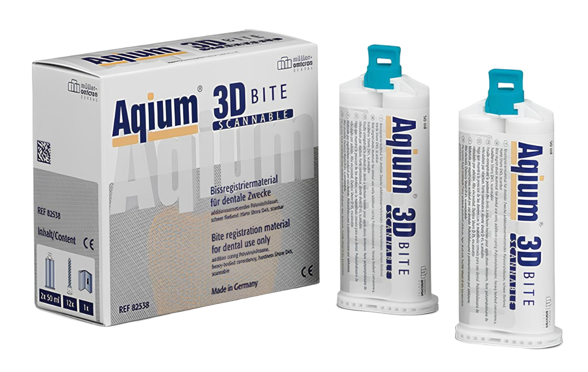 Aqium 3D Bite, силикон для регистрации прикуса - (2 х 50мл)