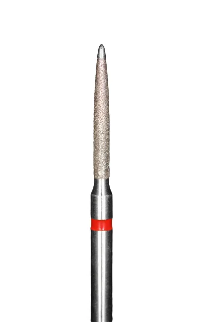 Бор алмазный красный, хвостовик турбинный (FG) L 10,0 мм, 1,2 мм 8863GK.314.012 (1 шт.), Komet Dental
