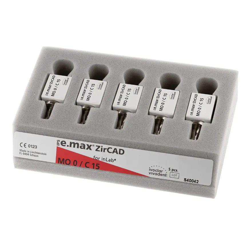 IPS e.max ZirCAD inLab MO 1 B85 L-22/1 Заготовки для зубопротезирования, 608506