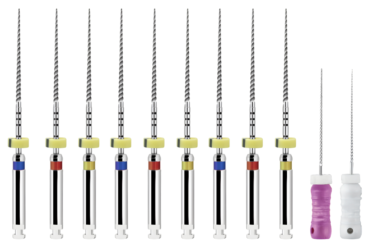 ProFile Basic Sequence Kit 25мм (11 шт), Dentsply Sirona - машинные файлы, набор каналорасширителей, никель-титан