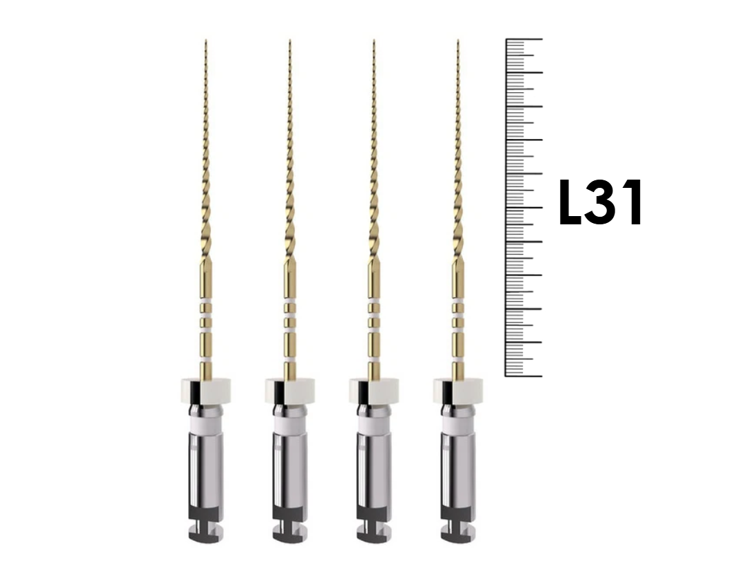 TruNatomy Glider 31мм (4 шт), Dentsply Sirona - машинные файлы, стерильные