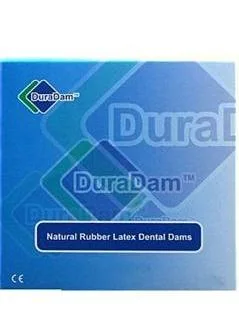 DuraDam Medium, синие, DuraMedical - платки для коффердама латексные