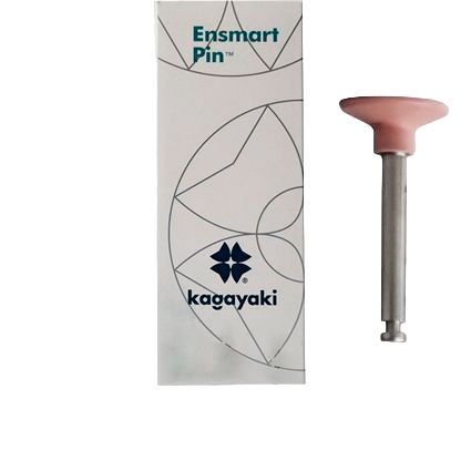 Полиры силиконовые Ensmart Pin Диск (роз. мяг.), 10шт. на метал.ножке, (ENP 32-2S), Kagayaki