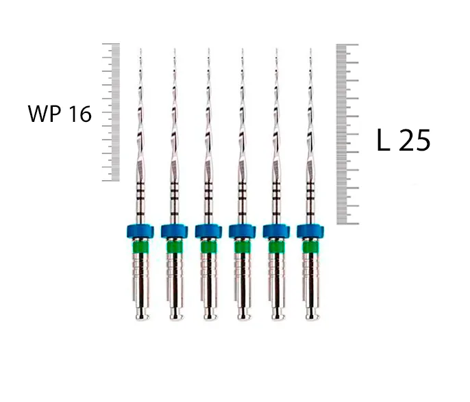 Mtwo 25мм, 06, N35 (6 шт), VDW - машинные файлы, WP 16
