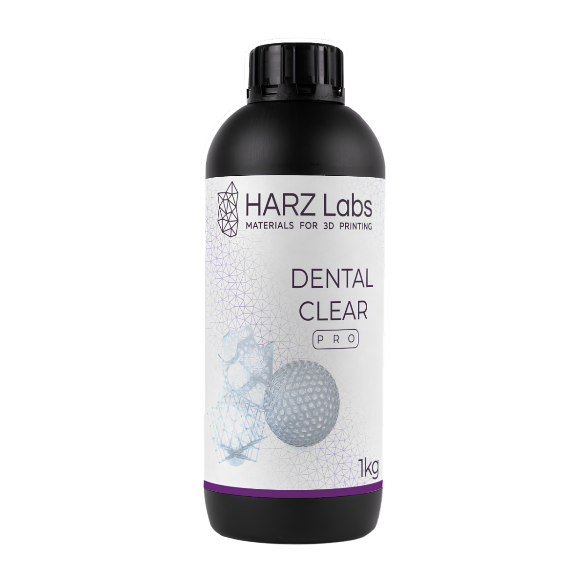 Фотополимер Harz Labs Dental Clear pro для LCD/DLP принтеров, прозрачный - (1л.)