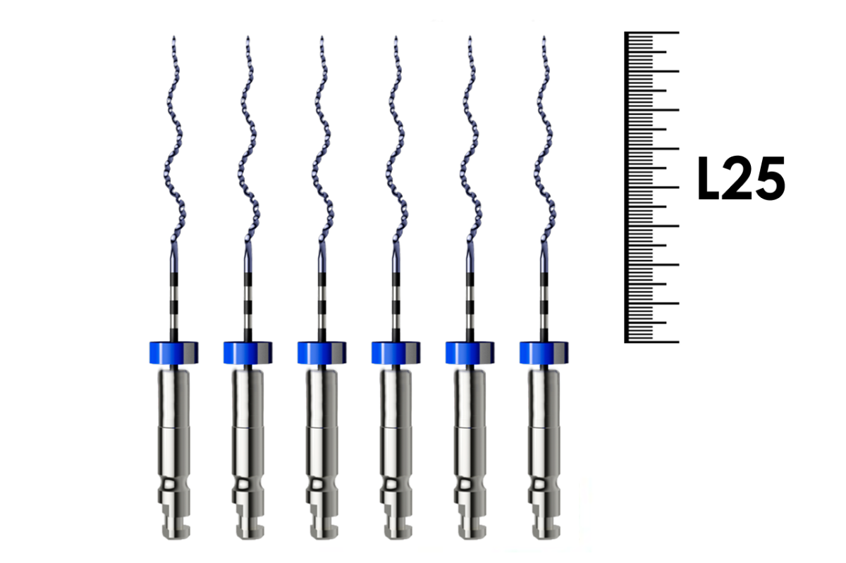 XP-endo Shaper 25мм №30 (6 шт), FKG - машинные файлы, стерильные
