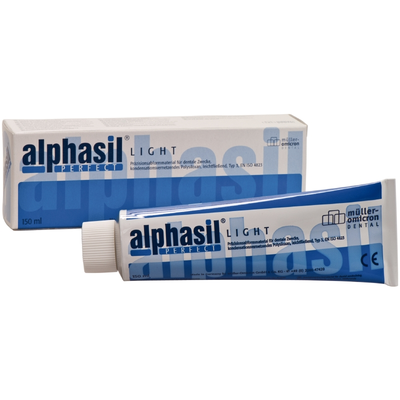Слепочная масса С-силиконовая Alphasil light - корригирующий слой высокой текучести (150 мл)