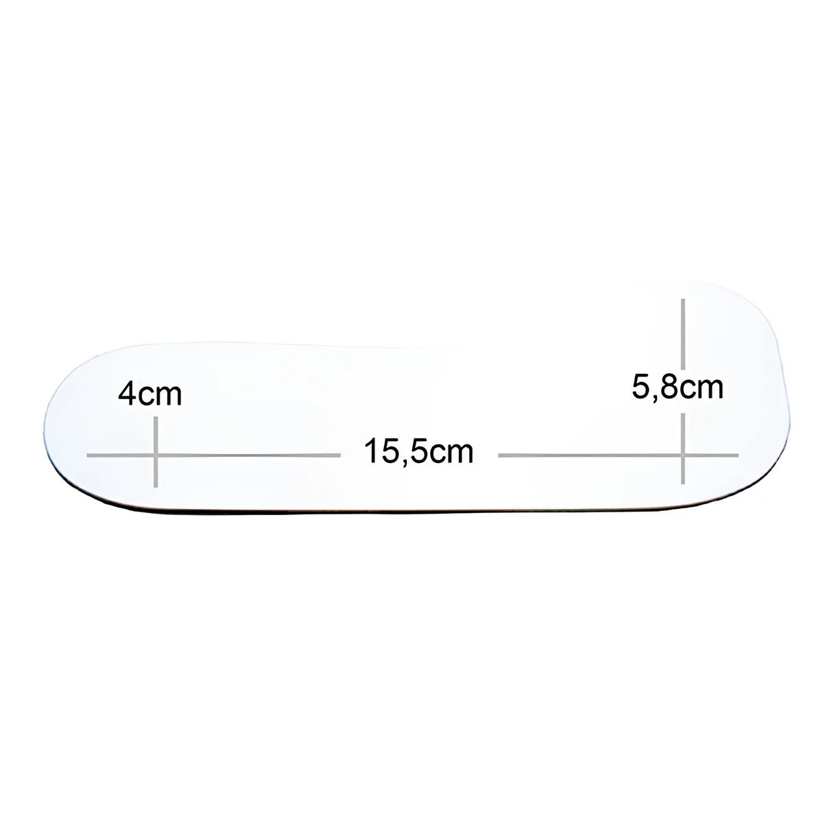 Pure Reflect MZP556 - зеркало для фотосъёмки, двустороннее, хромированное, лингвальное широкое, Satelec Acteon Group