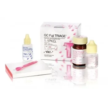 Fuji Triage белый реставрационный стеклоином. цемент хим. отверждения, 15г+10г+6г