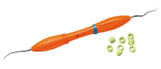 Кольца LM 5011, лаймовые, LM-Dental - кодовые, для инструментов
