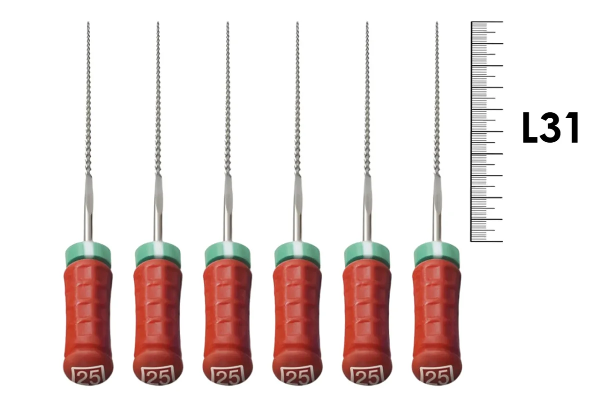 K-File M-Access 31мм №25 (6 шт), Dentsply Sirona - ручные файлы, каналорасширители