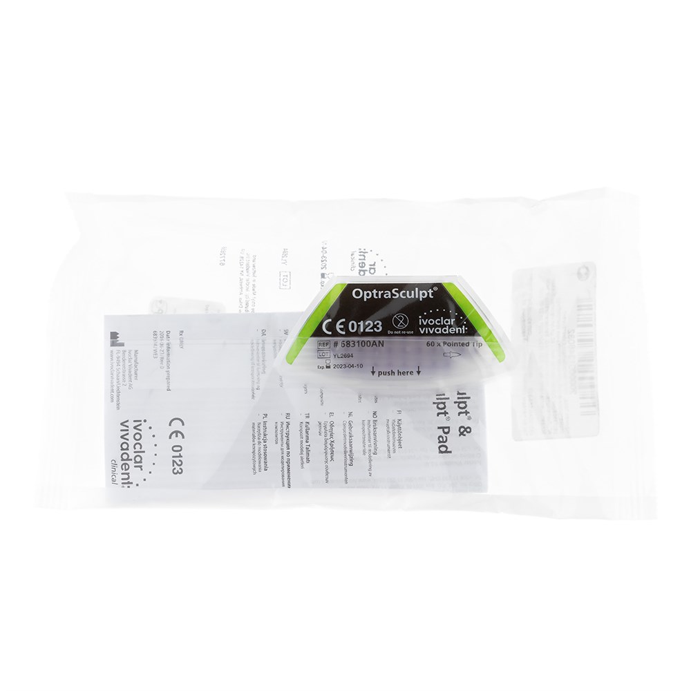 OptraSculpt Refill/ Pointed Tip/ 60 Насадки сменные заостренный наконечник, 60 шт