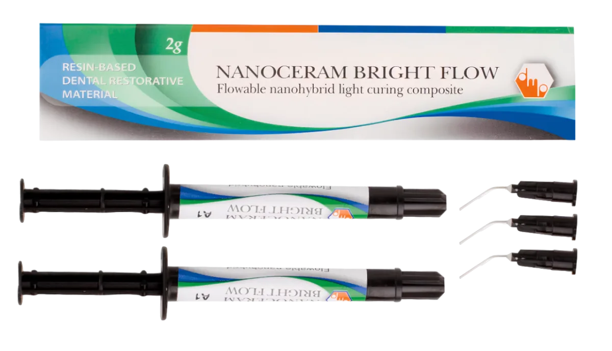 Bright Light Flow A3.5, жидкотекучий светоотверждаемый композит, шприц (2 х 2 г.), DMP