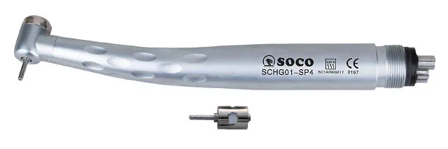 Наконечник G01-SP2, 2-канальный, ортопедическая головка, Soco - турбинный, с эргономичной ручкой