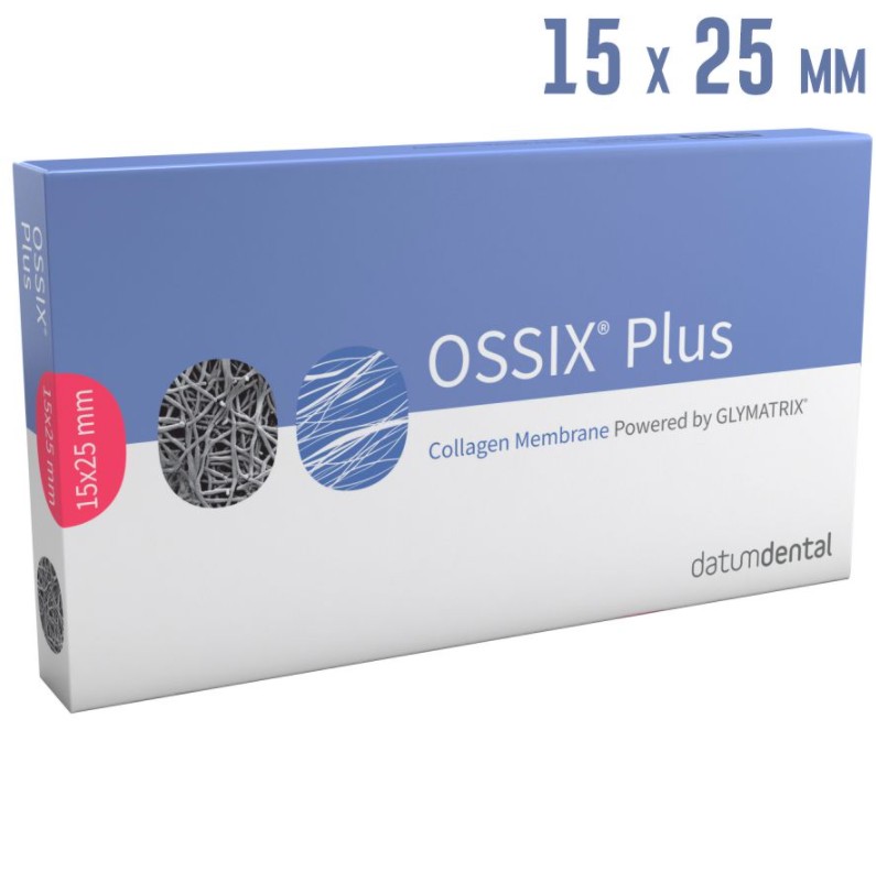 OSSIX Plus 15*25мм-мембрана костеобразующая барьерная оссифицирующая