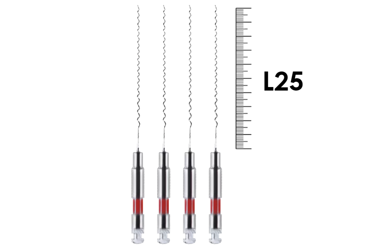 Root Fillers Pro-Endo / Рут Филлеры Про Эндо 25мм №25, VDW - эндодонтические каналонаполнители, машинные