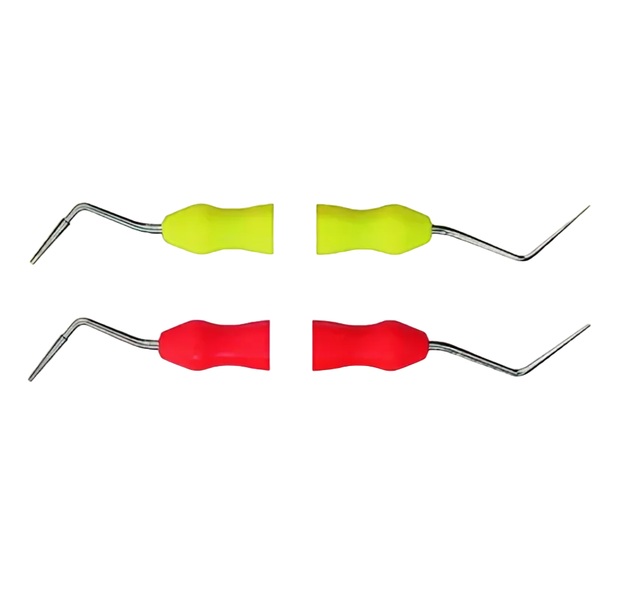 Plugger 2/3 (2 шт), Dentsply Sirona - уплотнитель гуттаперчи для вертикальной конденсации, красный, силиконовая ручка