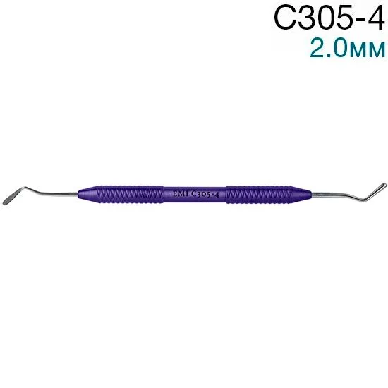 Штопфер-гладилка C305-4, обратноконусный штопфер с медиальной каплевидной гладилкой, 2,0 мм, ЭМИ