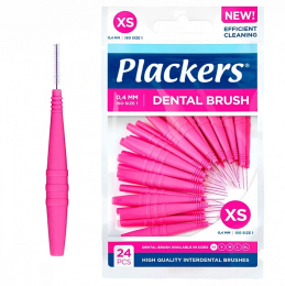 Набор ёршиков Plackers Dental Brush XS (0,4 мм), 24 шт