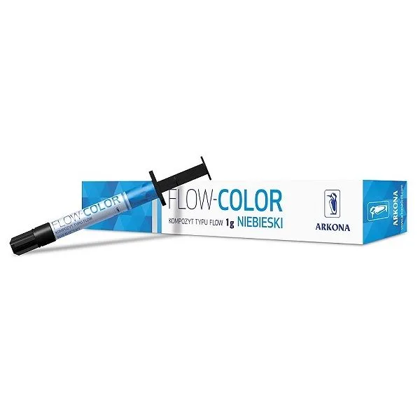 Flow Color, голубой (шприц 1 г), Arkona - композит цветной