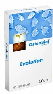 Мембрана Evolution резорбируемая 25 x 35 х 0,4 мм овальная тонкая, (OsteoBiol)