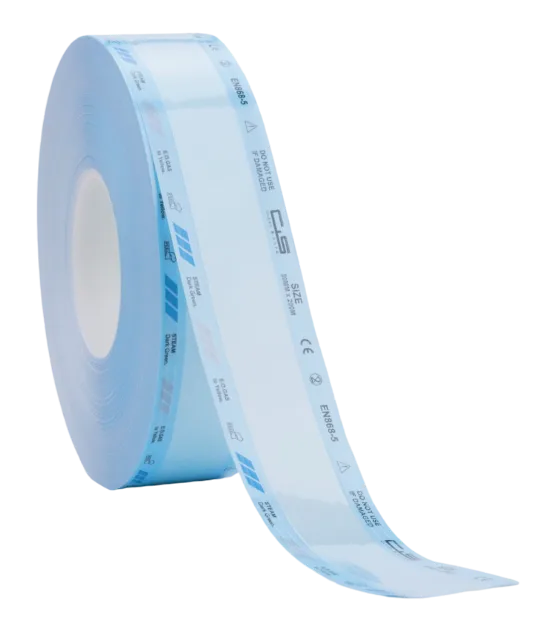 Рулон для стерилизации и хранения плоский, 75 мм x 200 м, Clean+Safe