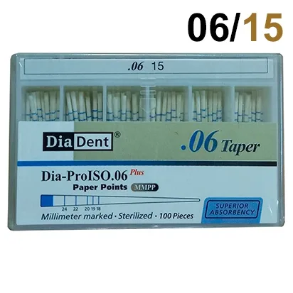 Абсорберы конусные 06 №15 (100шт.) DiaDent