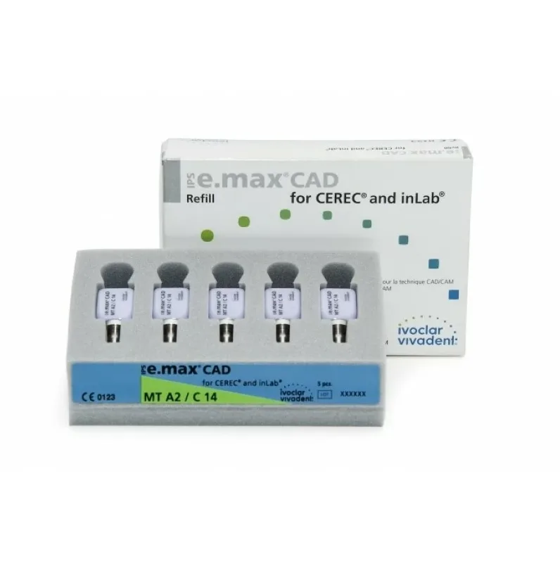Блоки IPS e.max CAD CEREC/inLab MT BL2 C14, 5 шт.