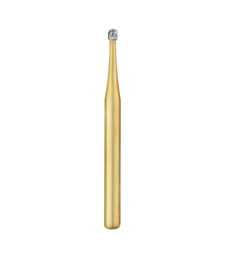 Бор твердосплавный золотой серии FG GW 2 Round Gold (1 шт), SS White