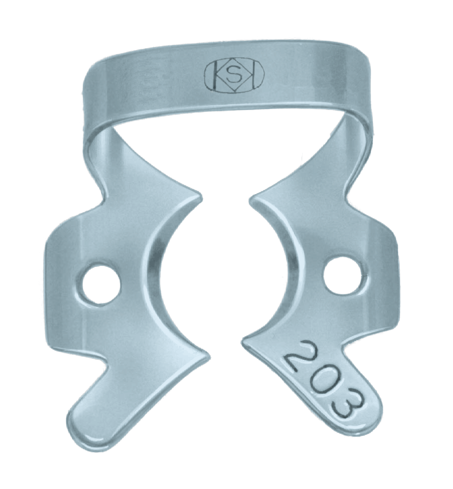 №203. Кламп для маленьких нижних моляров, правый, Dentech